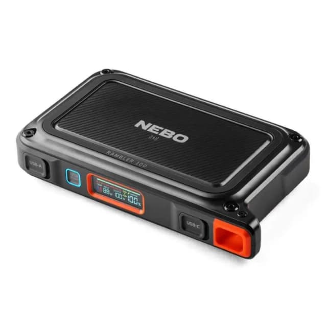 Charging station Nebo Rambler 100 Noir Unisex 224x130x41 mm