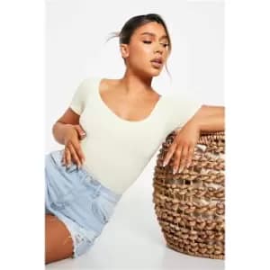 I Saw It First Lemon Ruched Bust Short Sleeve Bodysuit - Yellow