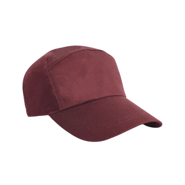Result Womens Advertising 7 Panel Baseball Cap in Burgundy Burgundy Female One Size