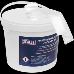Sealey Hand Wipes Bucket Pack of 150