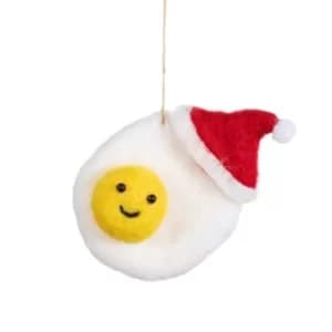 Fried Egg Felt Hanging Decoration