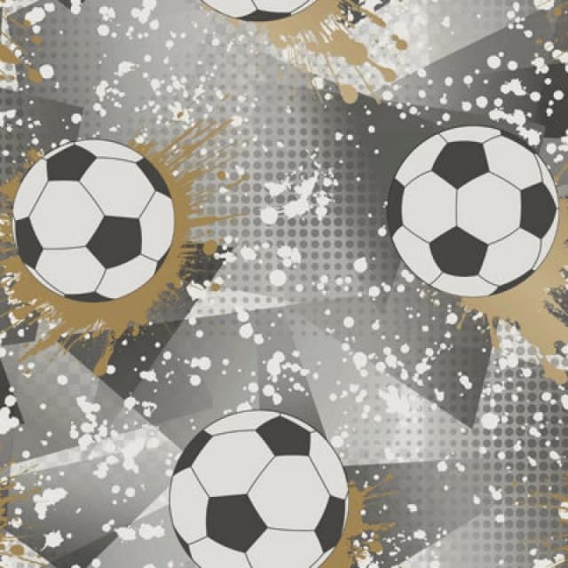 Holden Decor Football Frenzy Wallpaper Grey / Gold Holden 14090