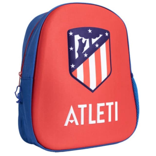Atletico Madrid Fc Childrens/kids Crest Backpack Blue/red (One Size)