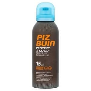 Piz Buin Protect & Cool Refreshing Sun Mousse Medium SPF15 150ml