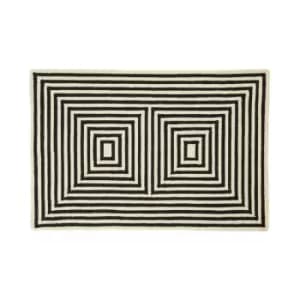 Interiors By Ph Small Black And White Rug
