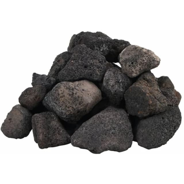 vidaXL Volcanic Rocks 10KG Black 5-8 cm, Black 155321