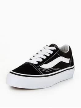 Vans Old Skool Childrens Trainer - Black/White