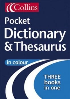 Collins Pocket Dictionary and Thesaurus Book