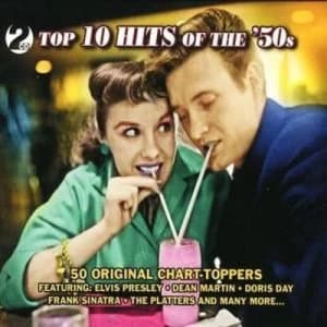 Top 10 Hits of the 50s 50 Original Chart Toppers by Various Artists CD Album