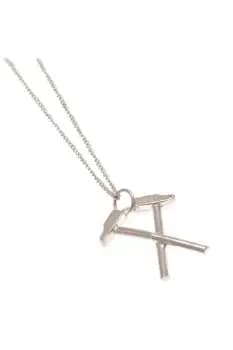 Sterling Silver Hammers Pendant And Chain