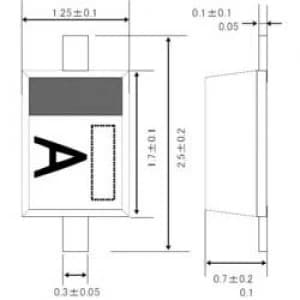 Standard diode ROHM Semiconductor 1SS355TE17 SOD 323F 80 V