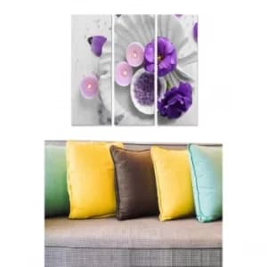 MDF8530903 Multicolor Decorative MDF Painting (3 Pieces)