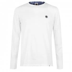 Pretty Green Tee - Wht/Navy