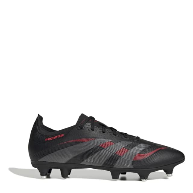 adidas Predator League Soft Ground Football Boots Black/Grey male 6 (39.3)