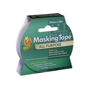 Shurtape Duck Tape All-Purpose Masking Tape 25mm x 25m