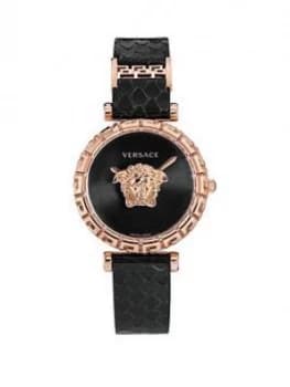 Versace Palazzo Empire Graca Iconic Leather Strap Watch
