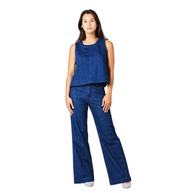 F.A.M. Paris Womens flared jeans F.A.M. Paris Fauve Bleu Female 2XS