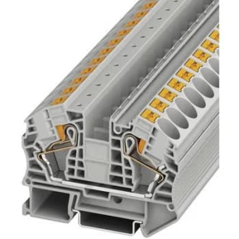 Push In Durchgangs terminals PIT PT 16 N Phoenix Contact Grey