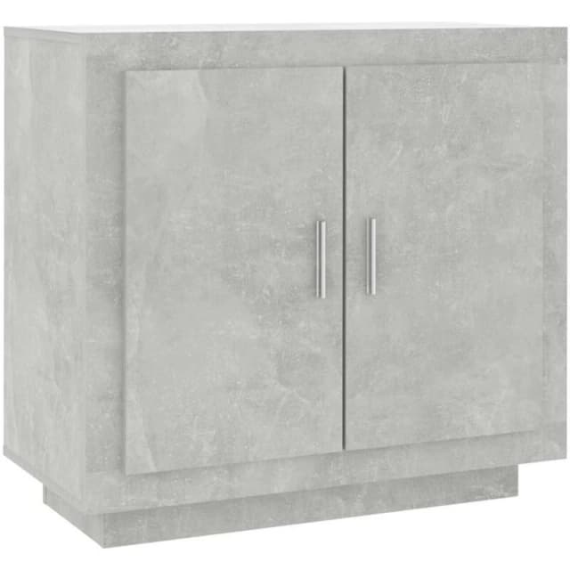 VIDAXL Sideboard Concrete Grey 80x40x75cm Engineered Wood Vidaxl 8720286966273