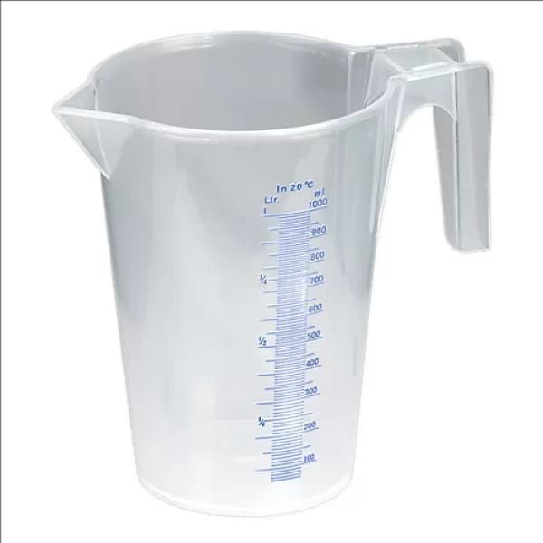 Genuine SEALEY JT1000 Measuring Jug Translucent 1ltr