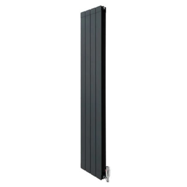 Monstershop Aluminium Radiator & Valves - 1800Mm X 315Mm - Anthracite Grey 10867