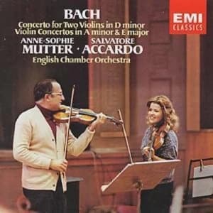 Bach Concerto for Two Violins in D Minor/ by Johann Sebastian Bach CD Album