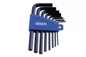 Laser Tools 0268 Hex Key Set 8pc Chrome Vanadium