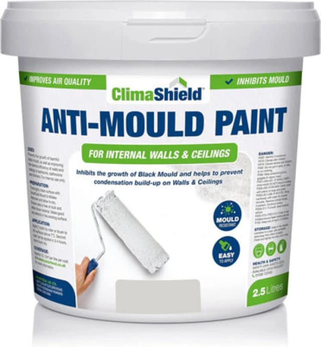 Smartseal Anti Mould Paint - Wessex Stone (5L) For Bathroom, Kitchen And Bedroom Walls & Ceilings 5.061E+12