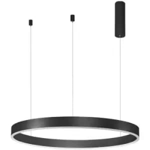 Merano - Argentia Integrated LED Pendant Ceiling Light Sandy Black Aluminium LED 48W 3360Lm 3000K