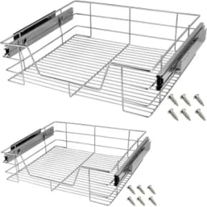 Telescopic Retrofit Drawer 2Pcs Set 60cm