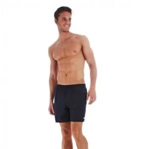 Speedo Mens Solid Leisure Shorts Large Navy
