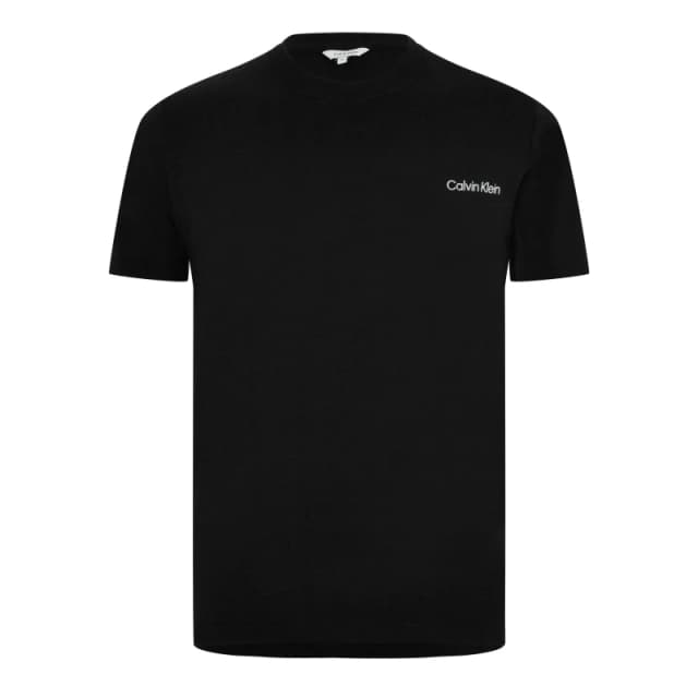 Calvin Klein Core Logo T Shirt Mens PVH Black male XS