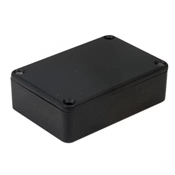 Hammond 1550PBK IP54 Diecast Aluminium Enclosure Black (80 x 55 x ...