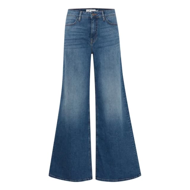Ichi Womens wide-leg jeans Ichi Twiggy Bleu Female 27x32