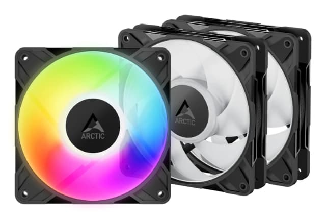 Arctic ARCTIC Freezer P12 Pro A-RGB - 3 Pack - 120 mm A-RGB PWM Fan with Cable Splitter ACFAN00310A