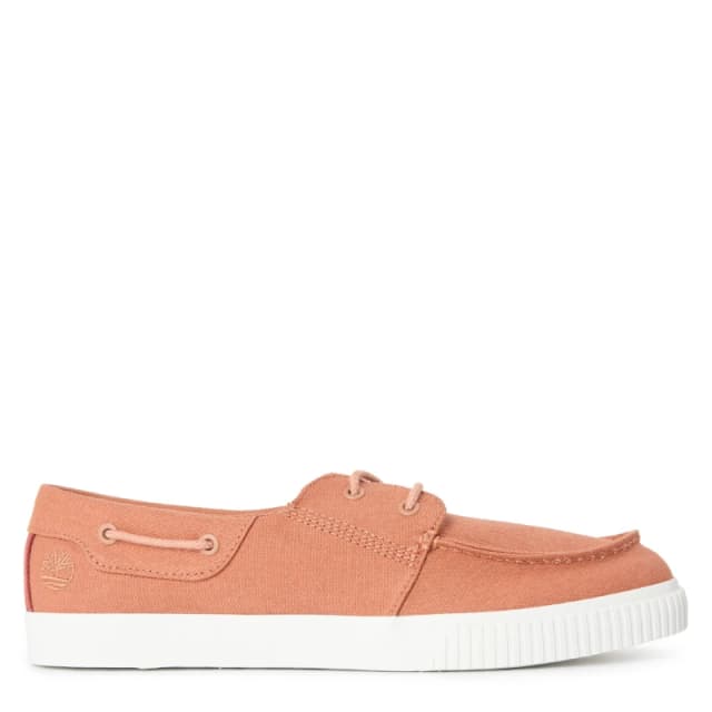 Timberland Mens Mylo Bay Low Lace Up Boat Shoes Rust Canvas male 6.5 (40)