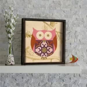 KZM565 Multicolor Decorative Framed MDF Painting