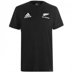 adidas New Zealand All Blacks T Shirt Mens - Black
