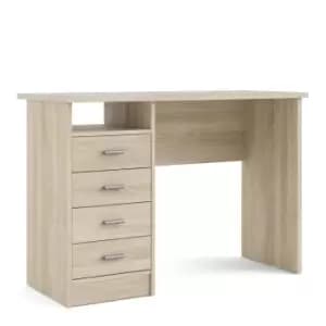 Function Plus 4 Drawer Desk In Oak Effect