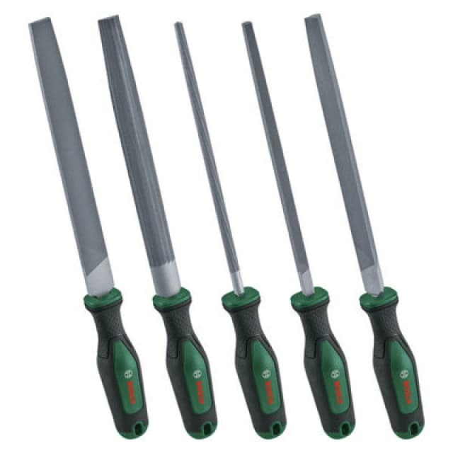 Bosch Hand Tools File Set 200 mm 5 Piece 1600A02Zb0
