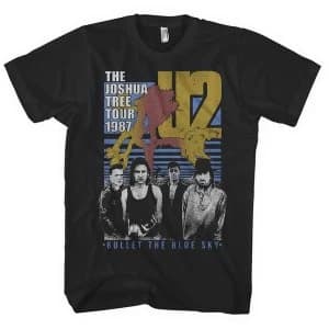 U2 - Bullet The Blue Sky Unisex Medium T-Shirt - Black