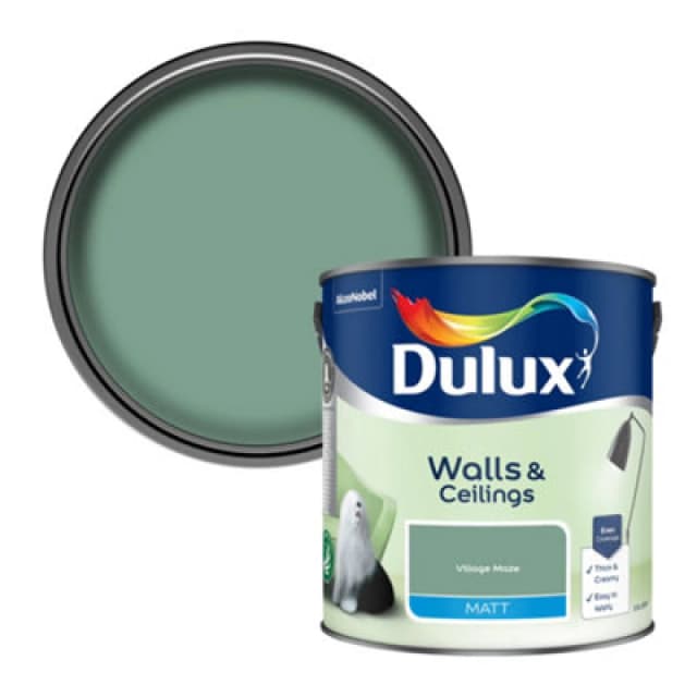 Dulux Matt Village Maze 2.5L Green WKMAX Unisex