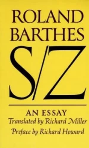 S/Z by Roland Barthes|Richard Miller