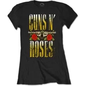 Guns N' Roses - Big Guns Womens Medium T-Shirt - Black