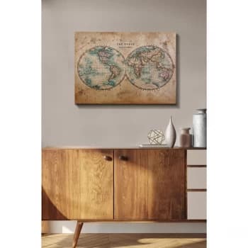 Kanvas Tablo (50 x 70) - 65 Multicolor Decorative Canvas Painting