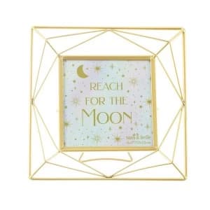 Sass & Belle Trapeze Gold Square Photo Frame
