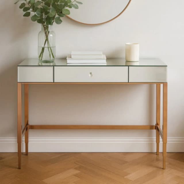 Orsina Contemporary Console Table, Functional Console Table For Hallway, Ample Storage Modern Console Table