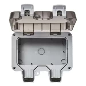 Zinc 2 Gang IP66 Empty Enclosure