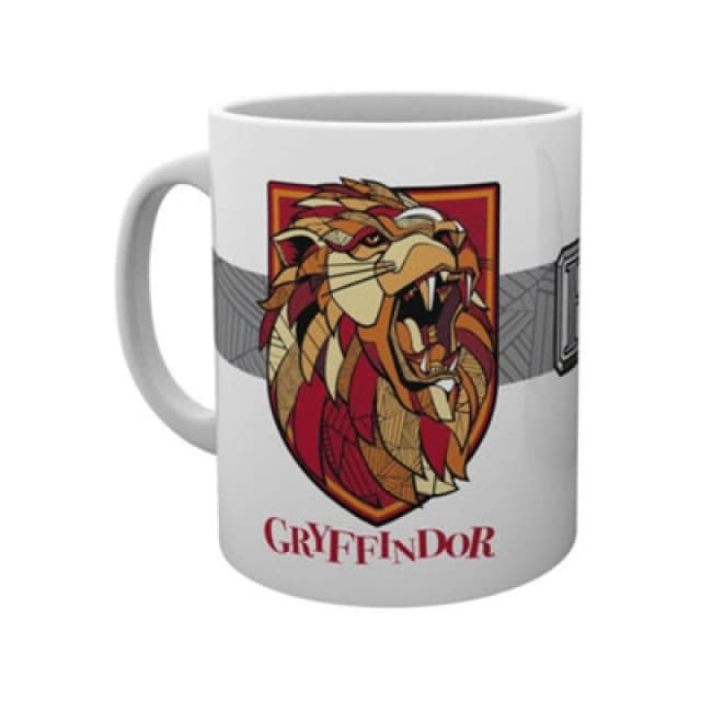 Harry Potter Stand Together Gryffindor Mug Off White unisex