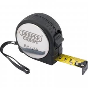 Draper Measuring Tape Imperial & Metric 26ft / 8m 25mm